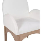 Meridian Furniture,Waldorf Chenille Fabric Dining Chair