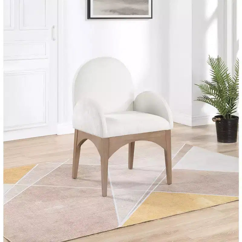Meridian Furniture,Waldorf Chenille Fabric Dining Chair