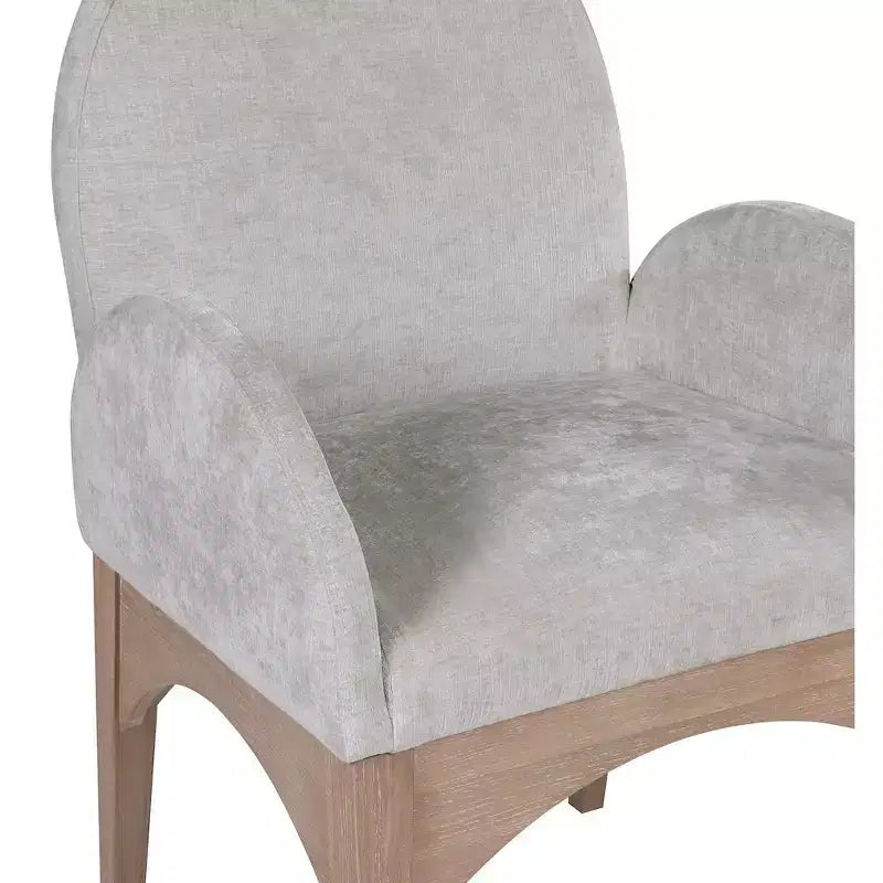 Meridian Furniture,Waldorf Chenille Fabric Dining Chair