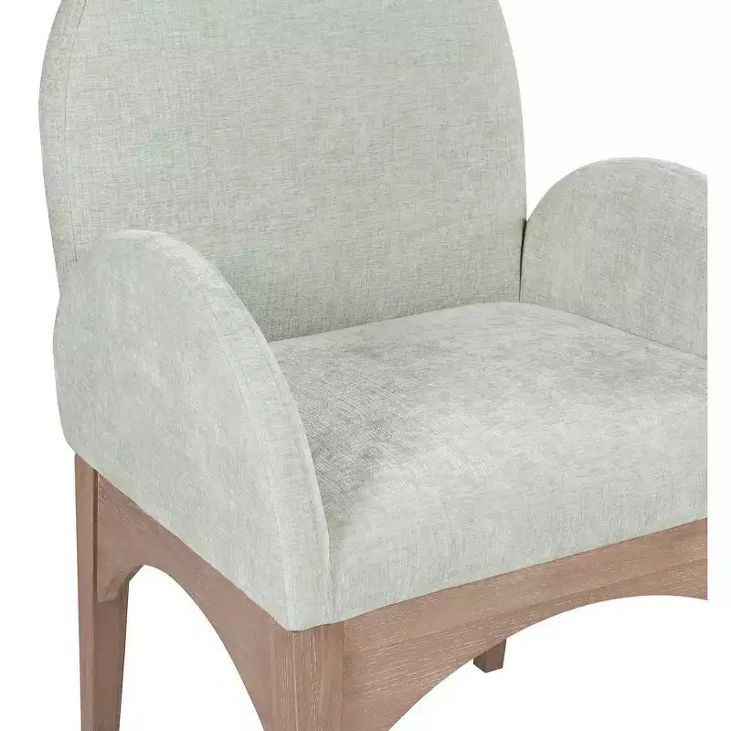 Meridian Furniture,Waldorf Chenille Fabric Dining Chair