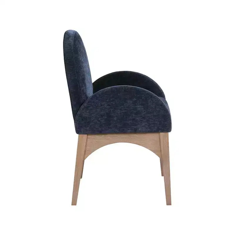 Meridian Furniture,Waldorf Chenille Fabric Dining Chair