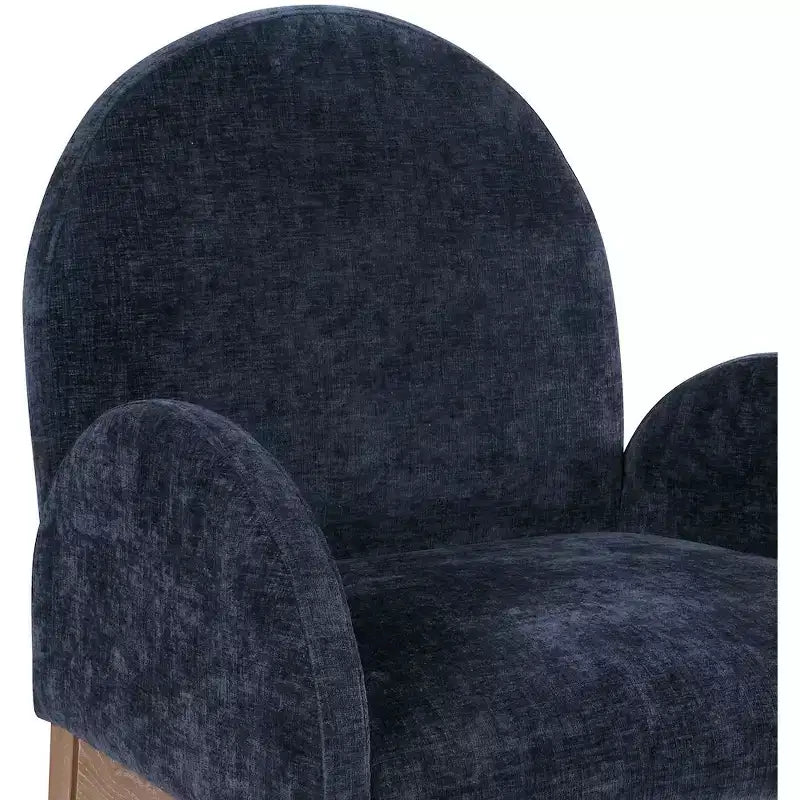 Meridian Furniture,Waldorf Chenille Fabric Dining Chair