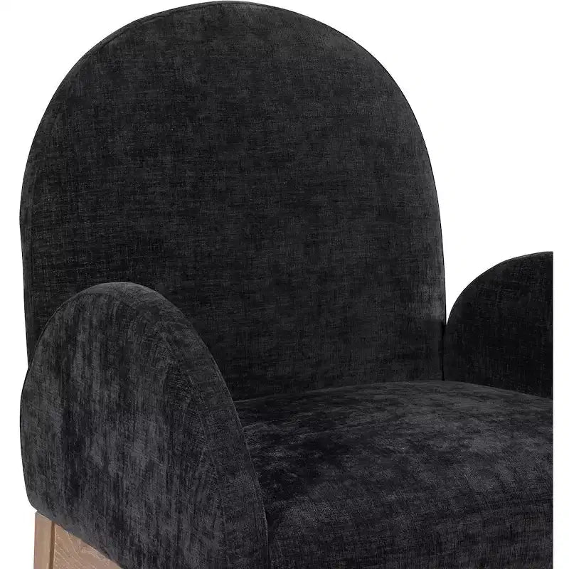 Meridian Furniture,Waldorf Chenille Fabric Dining Chair