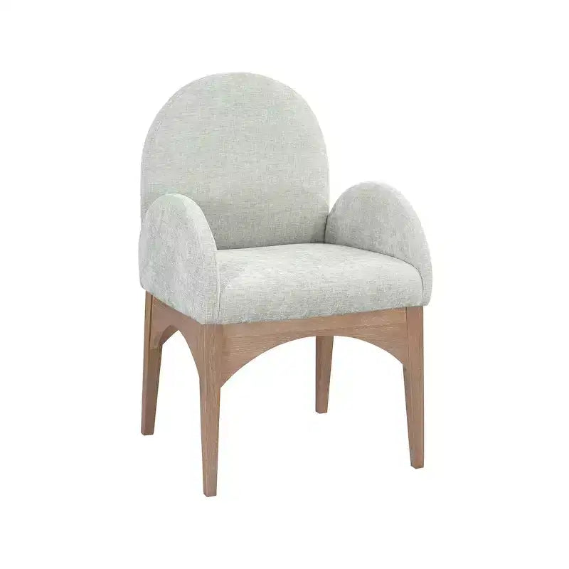 Meridian Furniture,Waldorf Chenille Fabric Dining Chair