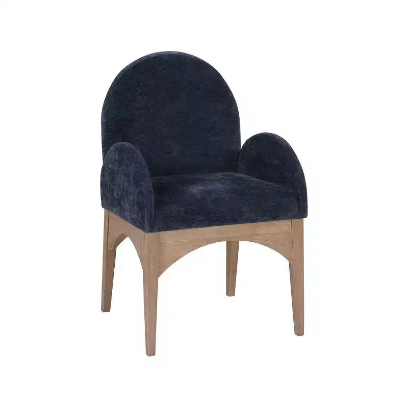 Meridian Furniture,Waldorf Chenille Fabric Dining Chair
