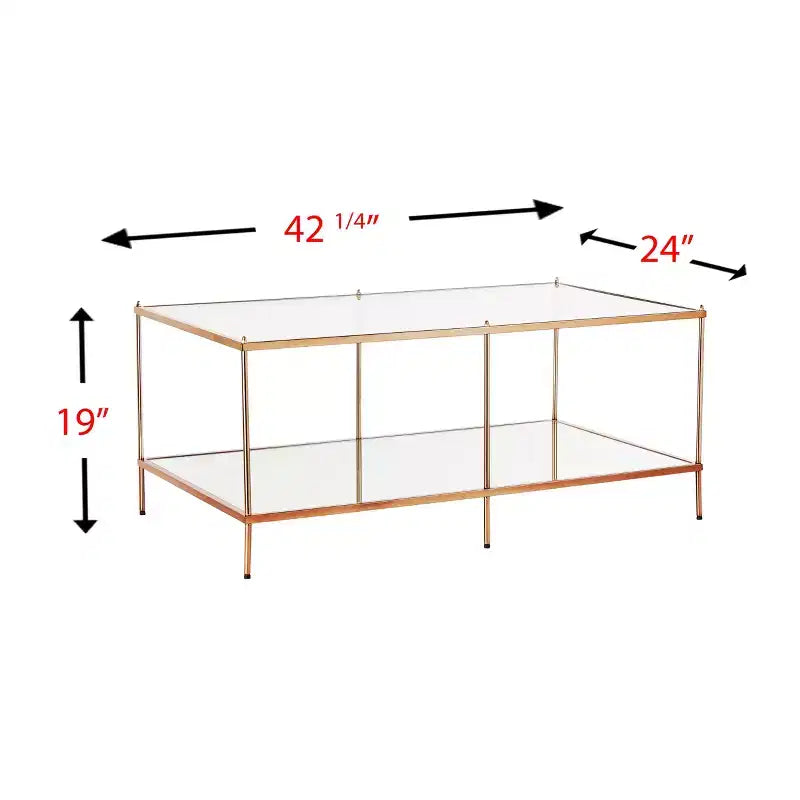 Knox Cocktail Table - Copper - SEI