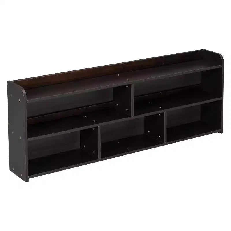 Whisen Full Bed with Bookcase Headboard & Storage