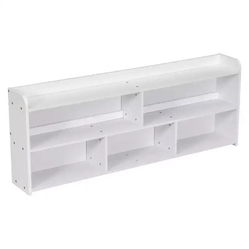 Whisen Full Bed with Bookcase Headboard & Storage