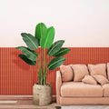 Acekool 48 Birds of Paradise Plant - Realistic Faux Banana Leaf Tree with Pot
