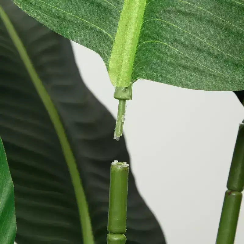 Acekool 48 Birds of Paradise Plant - Realistic Faux Banana Leaf Tree with Pot