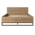 The Misty Moon 82.2 X 62.2 Queen Size Pine Wood Bed Frame For Bedroom