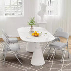 Folding Chairs with Padded Cushions, Hold Up to 350 Pounds, Suitable for Dining Room, Home Office, Indoor and Outdoor Events