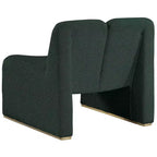Meridian Furniture,Alta Green Boucle Fabric Accent Chair