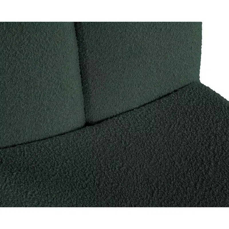 Meridian Furniture,Alta Green Boucle Fabric Accent Chair