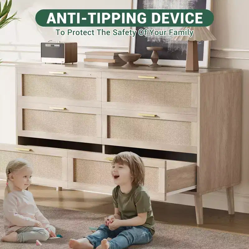 Rattan Dresser