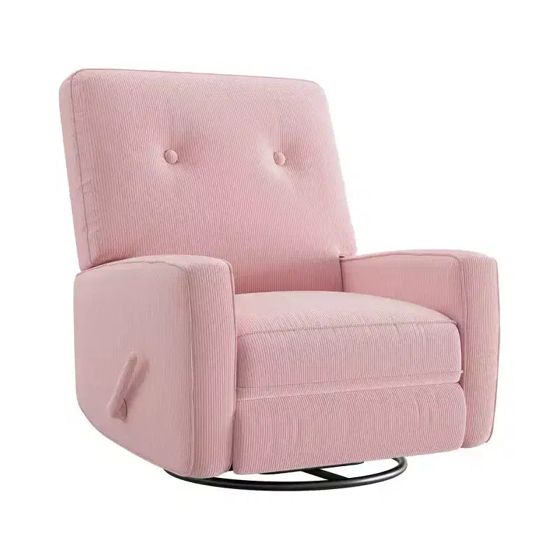 Nursery Recliner Chair, 360 Swivel Rocking Glider Chair, with Adjustable Backrest, Footrest, for Living Rooms, Bedrooms