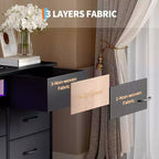 70 Inch Long Dresser & TV Stand for 65-80 Inch TVs - Modern Fabric Storage Chest with 13 Drawers, Wide Sturdy Cabinet