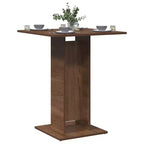 vidaXL Bistro Table Kitchen Dining Room Bar Table Dining Table Engineered Wood