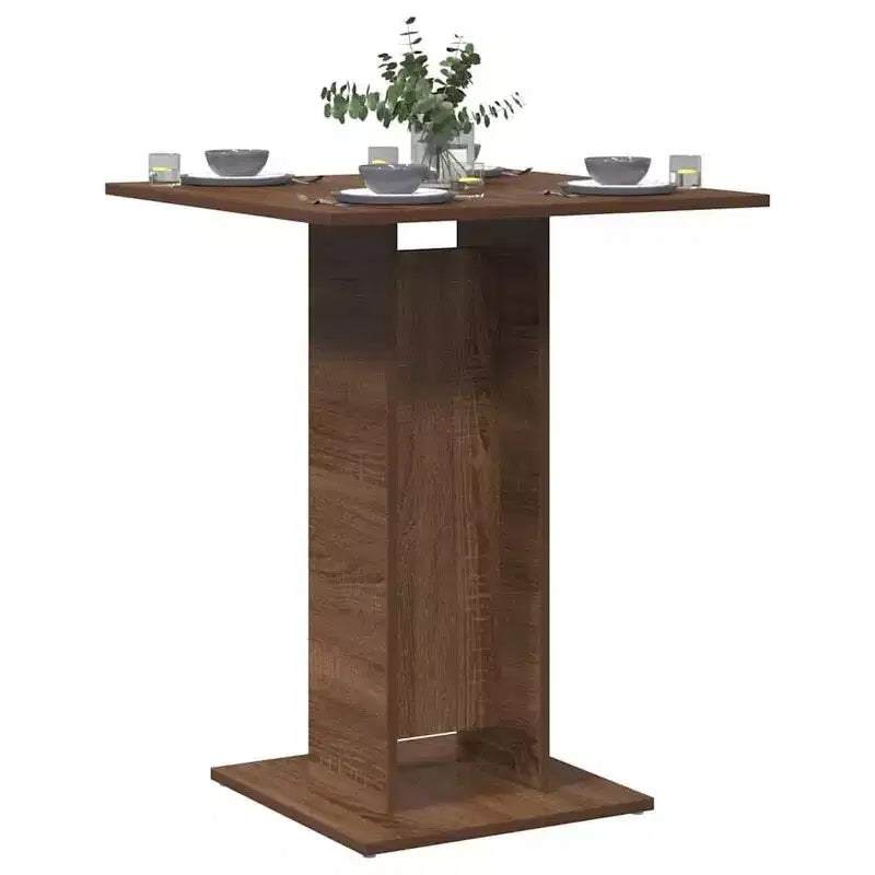 vidaXL Bistro Table Kitchen Dining Room Bar Table Dining Table Engineered Wood