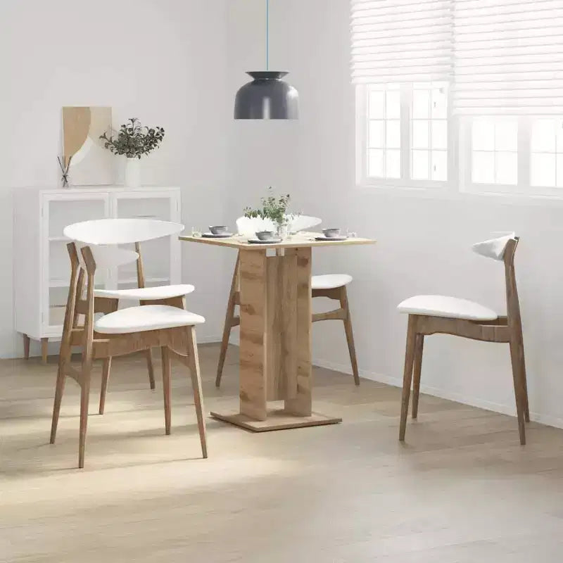 vidaXL Bistro Table Kitchen Dining Room Bar Table Dining Table Engineered Wood