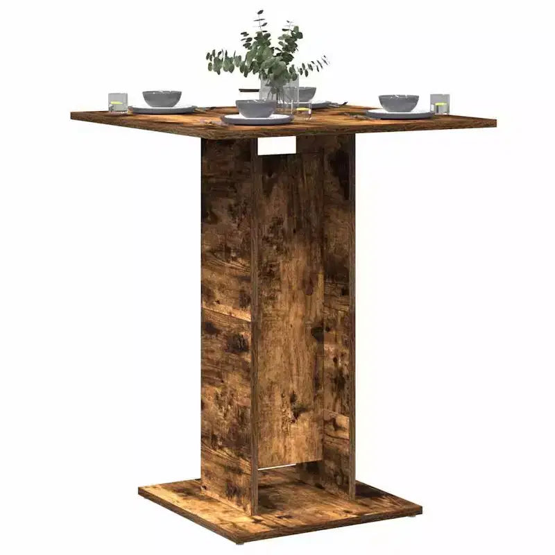 vidaXL Bistro Table Kitchen Dining Room Bar Table Dining Table Engineered Wood
