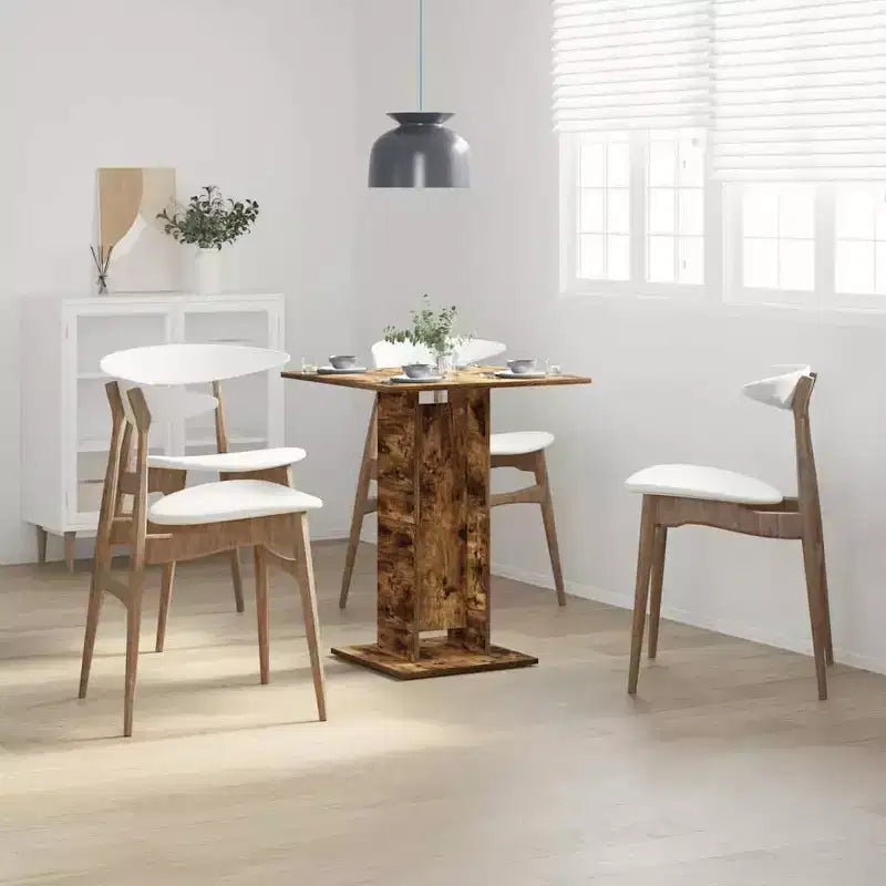 vidaXL Bistro Table Kitchen Dining Room Bar Table Dining Table Engineered Wood
