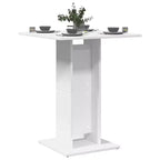 vidaXL Bistro Table Kitchen Dining Room Bar Table Dining Table Engineered Wood