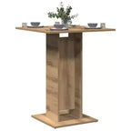 vidaXL Bistro Table Kitchen Dining Room Bar Table Dining Table Engineered Wood