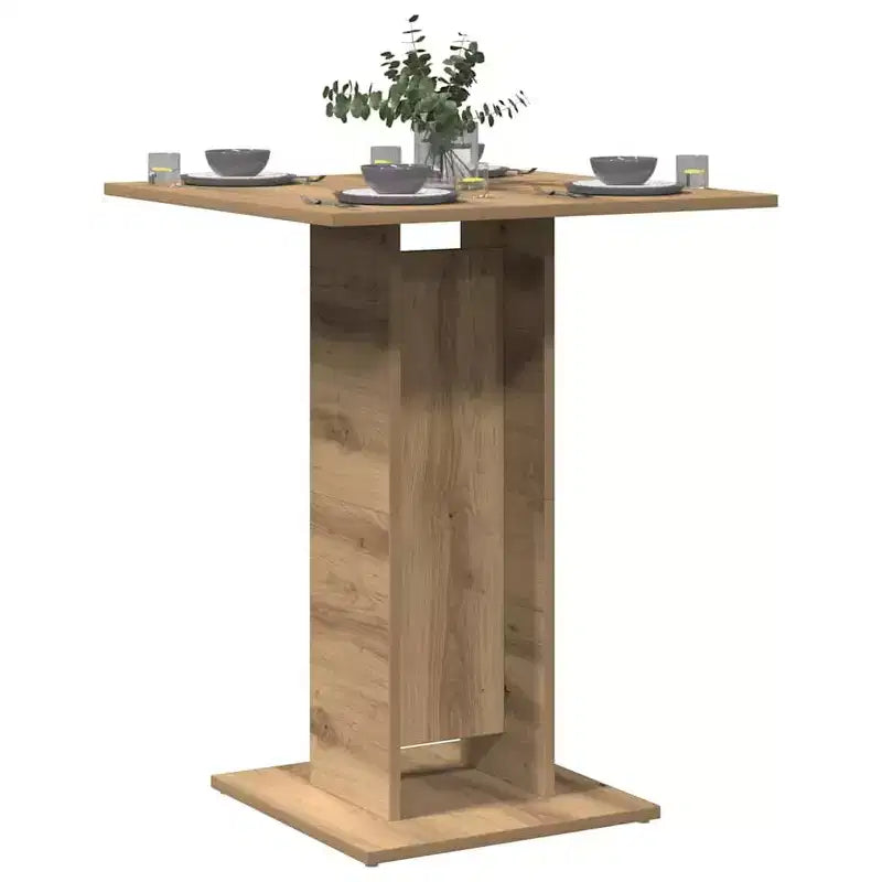 vidaXL Bistro Table Kitchen Dining Room Bar Table Dining Table Engineered Wood