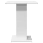 vidaXL Bistro Table Kitchen Dining Room Bar Table Dining Table Engineered Wood